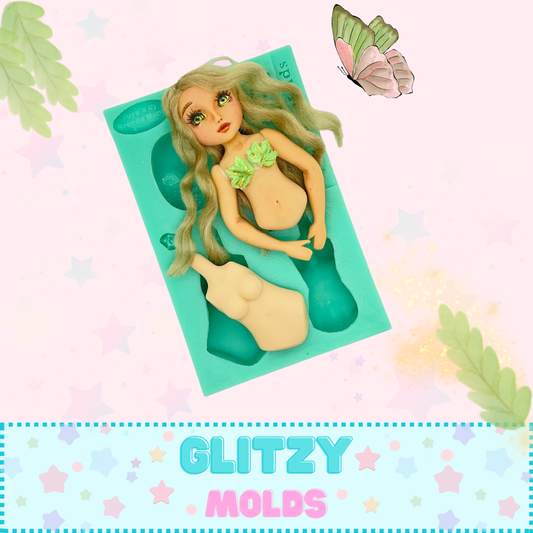 Chloe Curvy Mini Torso, Silicone Mold by Yuya's by Brenda Muñiz YBM-Chloe