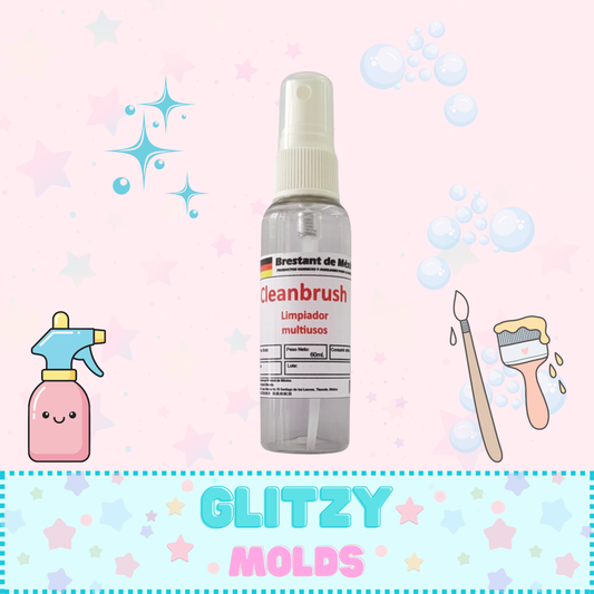 Clean Brush, Solución limpiadora para pinceles y superficies de trabajo CleanBru