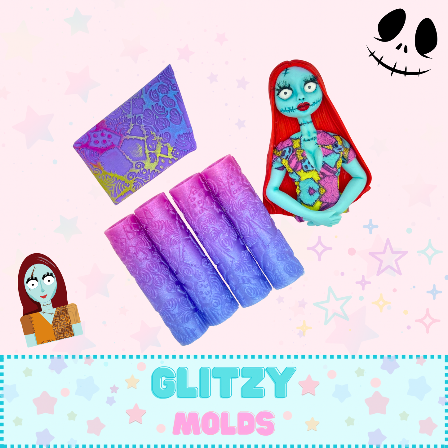 Textura Vestido de Sally, Rodillo texturizador CR-Sally1