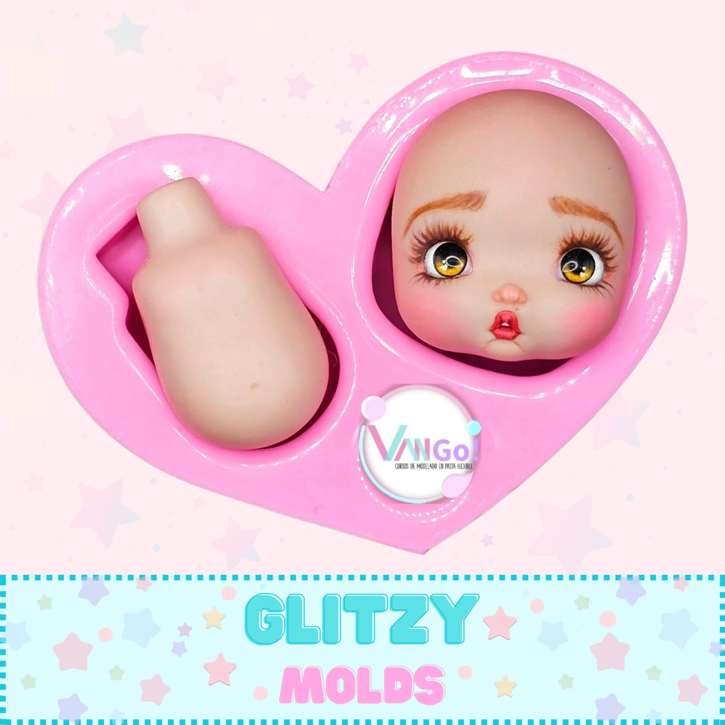 Auri, Molde de Silicon, Torso, Colección "Con Amor" de Vango VG-Auri