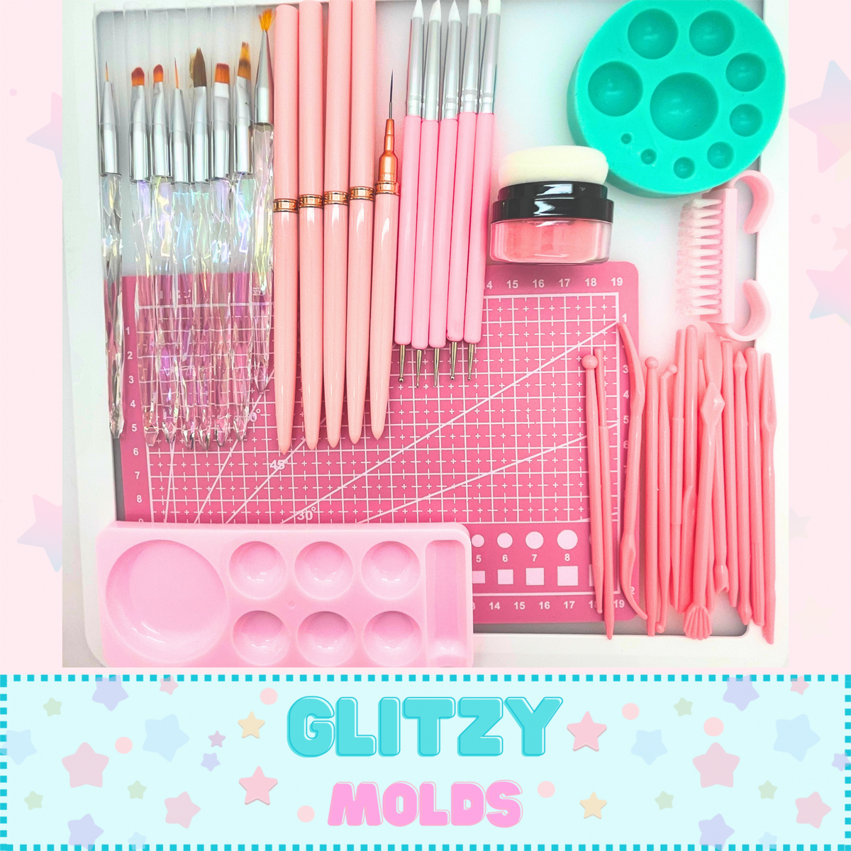The Pink Kit, Basic Beginners Kit, Clay Starter Kit GM-Kit Pink