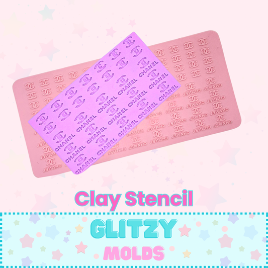 Fashion Clay Stamper, Embossing Tool, Texture Plate Stencil-CC