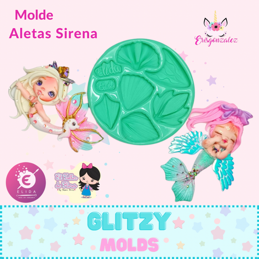 Mermaid Fins and Tails, Silicone Mold, Eris Gonzalez Collection