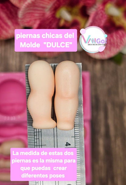 Dulce, Doll Silicone Mold, "Con Amor" Collection by Vango VG-Dulce