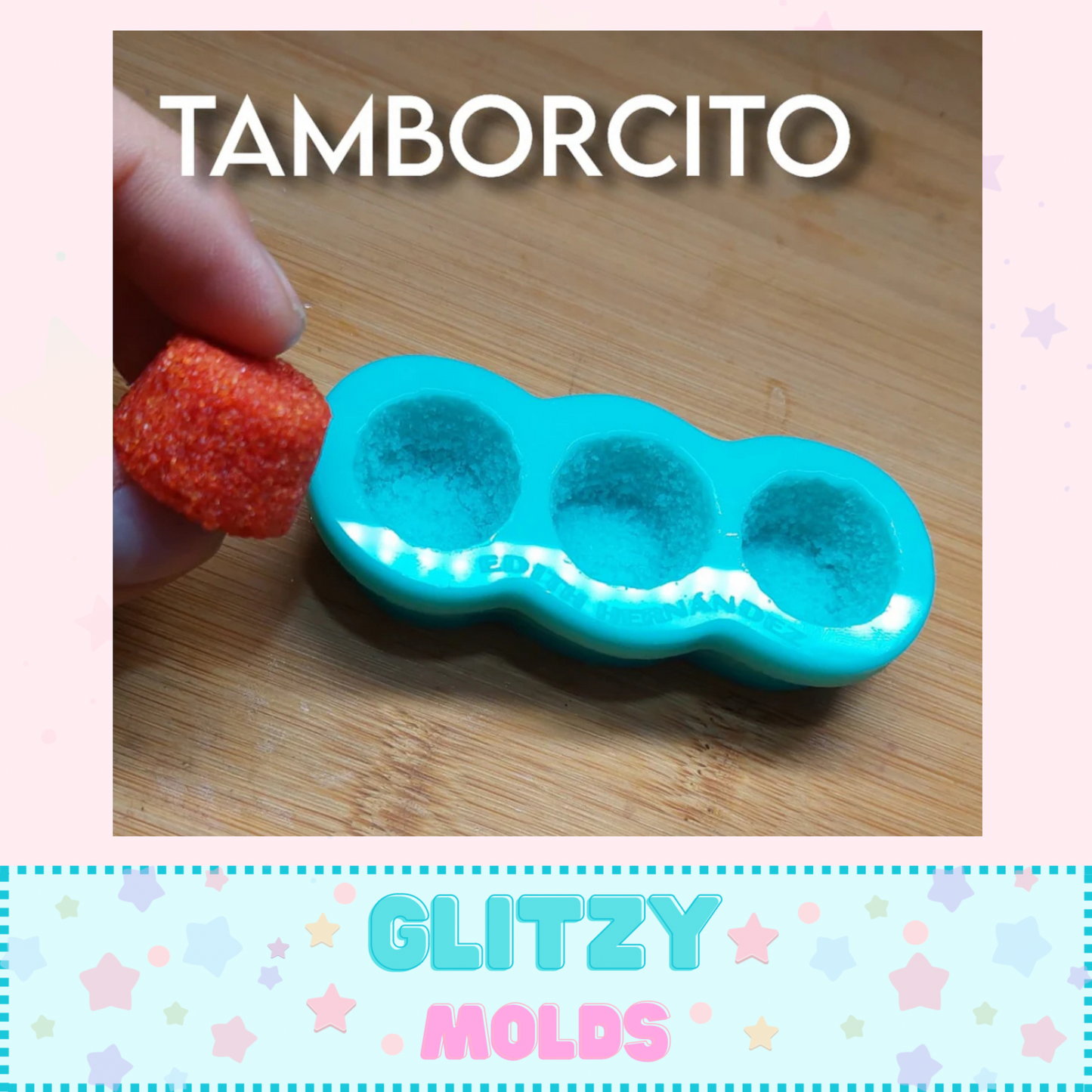 Molde Tamborcitos, Molde de Silicon, Edith Hernandez 