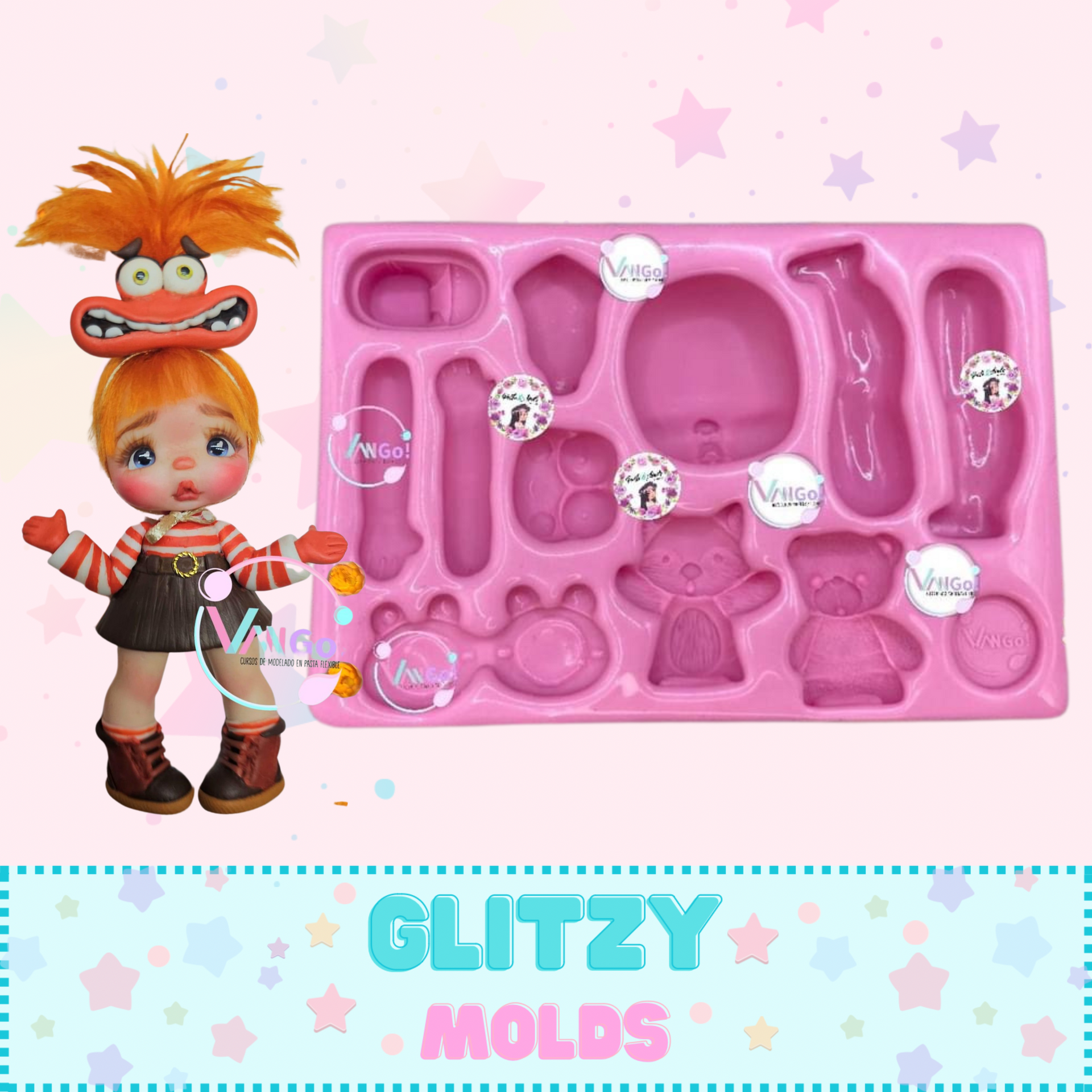 Allegra, Doll Silicone Mold, Fascinación Collection by Vango VG