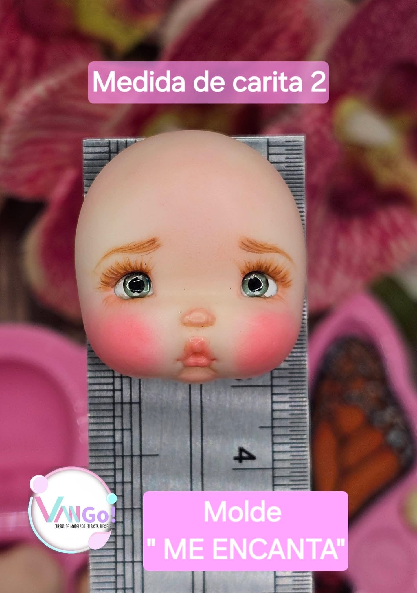 Me Encanta, Doll Silicone Mold, "Con Amor" Collection by Vango VG-Encanta