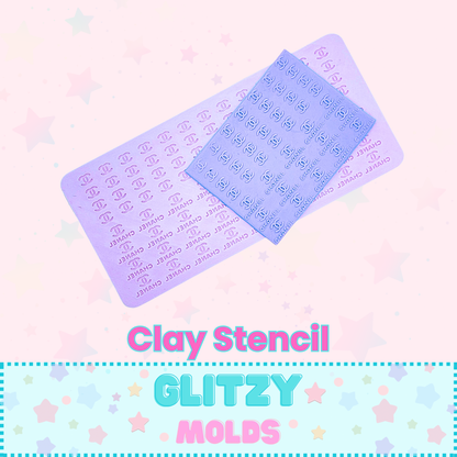 Fashion Clay Stamper, Embossing Tool, Texture Plate Stencil-CC