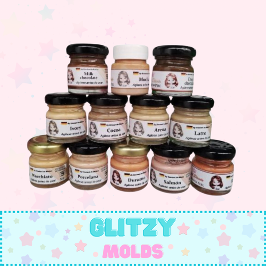 Pigmentos Para Porcelana Fría, Gama Piel de Karol Dinorin