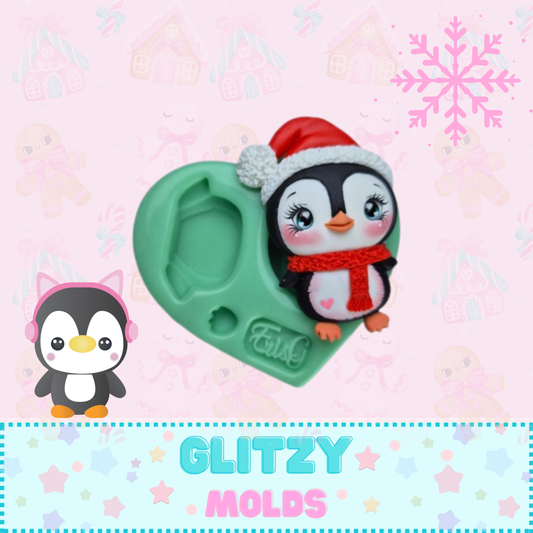 Cute Penguin Mold, Silicone Mold, Eris Gonzalez