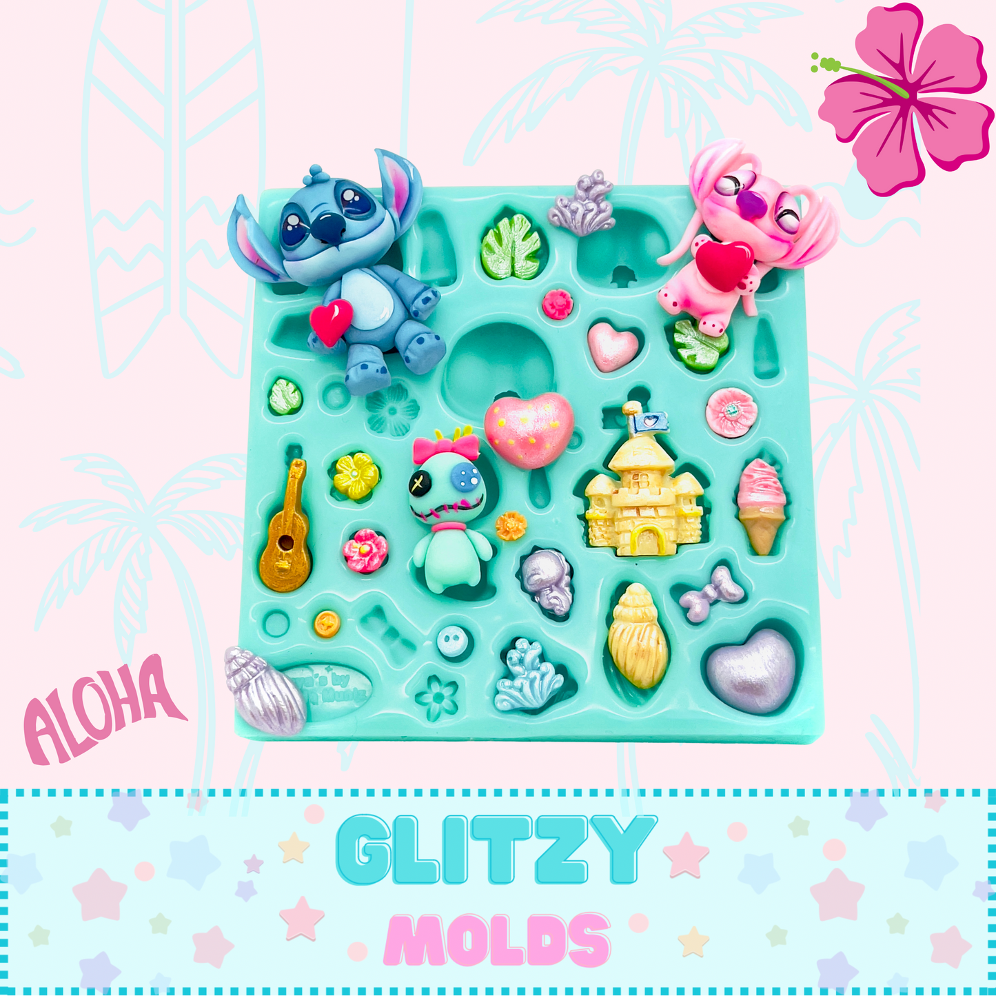 Mini Stitch Silicone Mold, Multifunctional Mold, Yuya's by Brenda Muñiz YBM-Mini 110