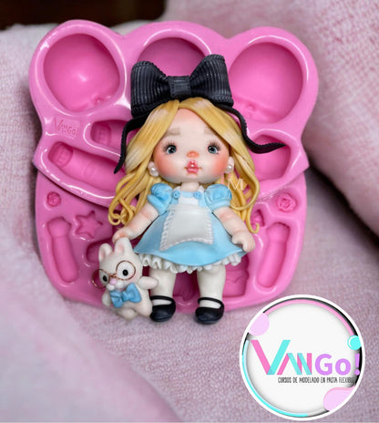 Baby Unicorn, Doll Silicone Mold, "Con Amor" Collection by Vango VG-BU