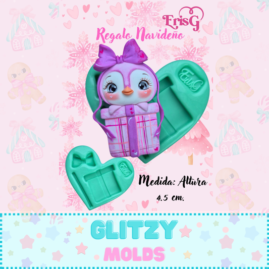 Cute Present Mold, Silicone Mold, Eris Gonzalez