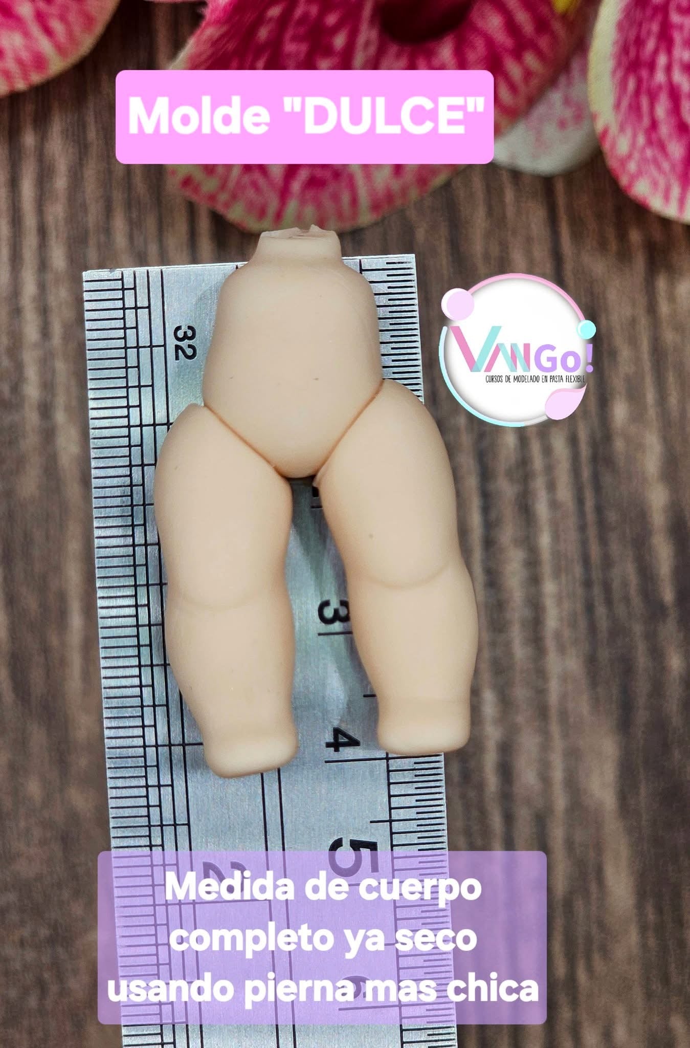 Dulce, Doll Silicone Mold, "Con Amor" Collection by Vango VG-Dulce