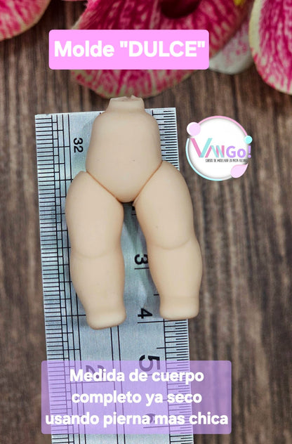 Dulce, Doll Silicone Mold, "Con Amor" Collection by Vango VG-Dulce