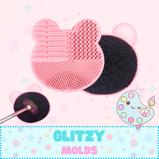 Pink Teddy Brush Cleaner