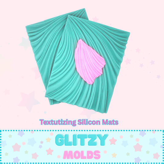 Gathered Fabric Texture Mat, Large Set GM-TP2