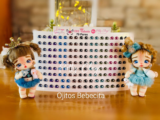 Kit de colección Ternura, colección de ojos 3D de Pretty Clays Moldes, ojos 3D, Calcomanías adhesivas