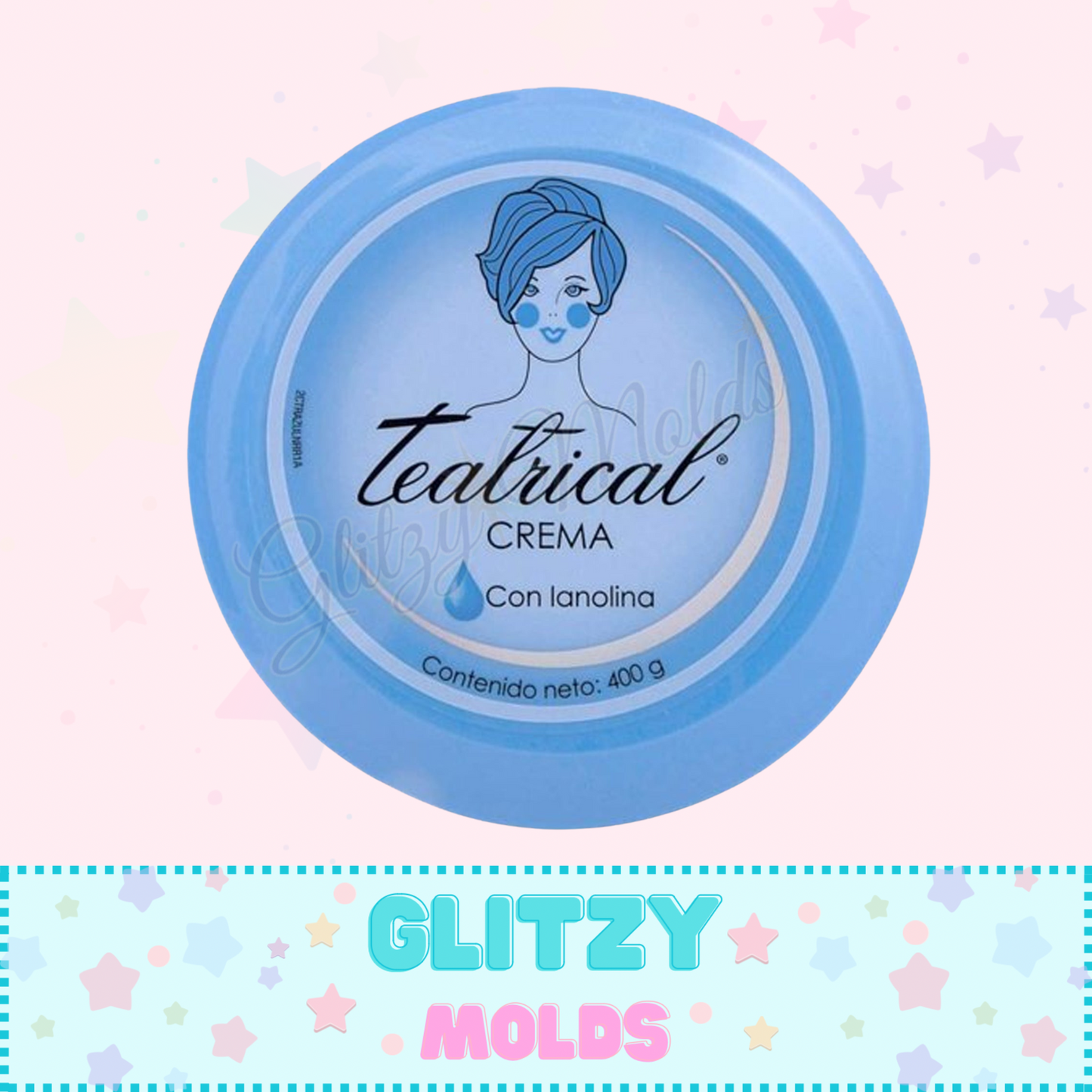 Teatrical Lotion, Crema Teatrical con Lanolina Para Porcelana Fria 400 gramos