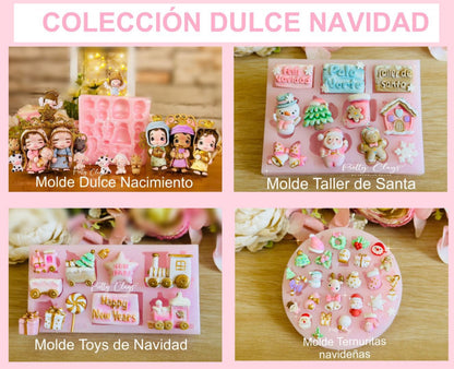 Sweet Christmas Collection, 5 Mold Collection by Pretty Molds
