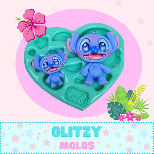 Stitch Duo Mold, Silicone Molds, Eris Gonzalez