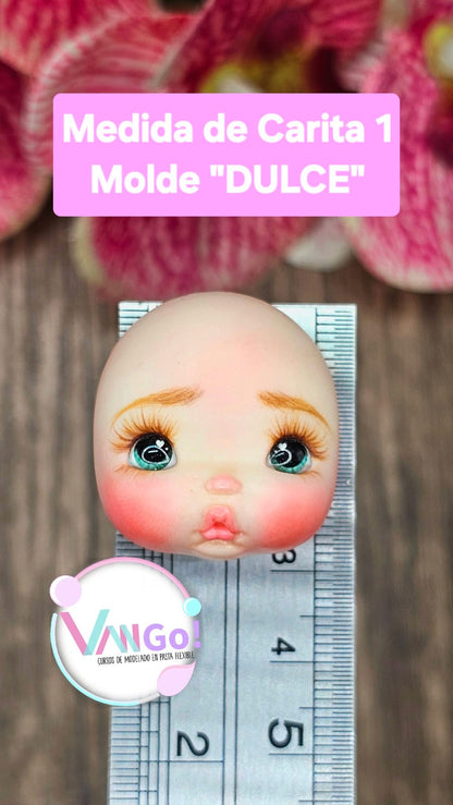 Dulce, Doll Silicone Mold, "Con Amor" Collection by Vango VG-Dulce