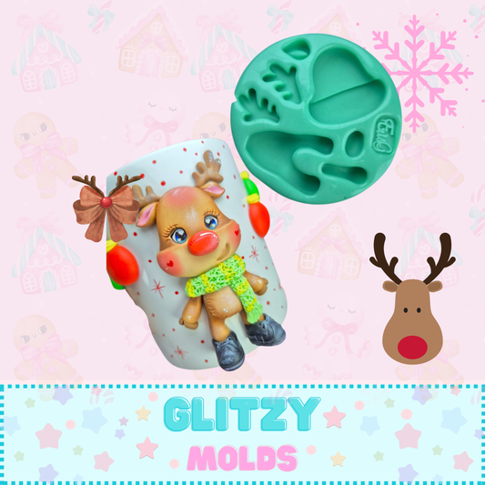 Medium Reindeer, Silicone Mold, Eris Gonzalez