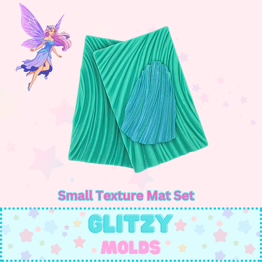 Gathered Fabric Texture Mat, Small Set GM-TP1