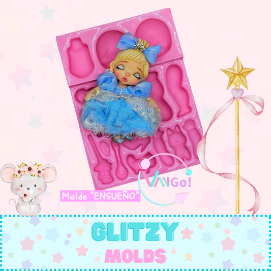 Ensueno, Doll Silicone Mold, "Con Amor" Collection by Vango VG-Ensueno