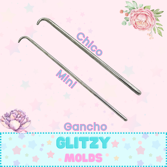 Clay Hook Rod, Stainless Steel Sculpting and Modeling Tool