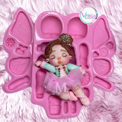 Me Encanta, Doll Silicone Mold, "Con Amor" Collection by Vango VG-Encanta