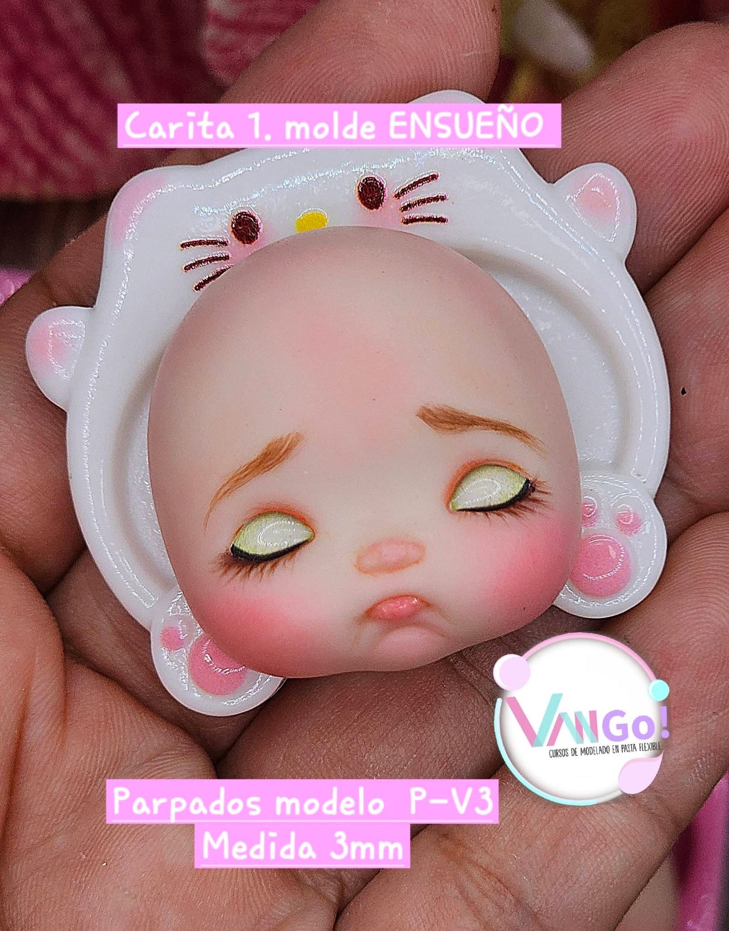 Ensueno, Doll Silicone Mold, "Con Amor" Collection by Vango VG-Ensueno