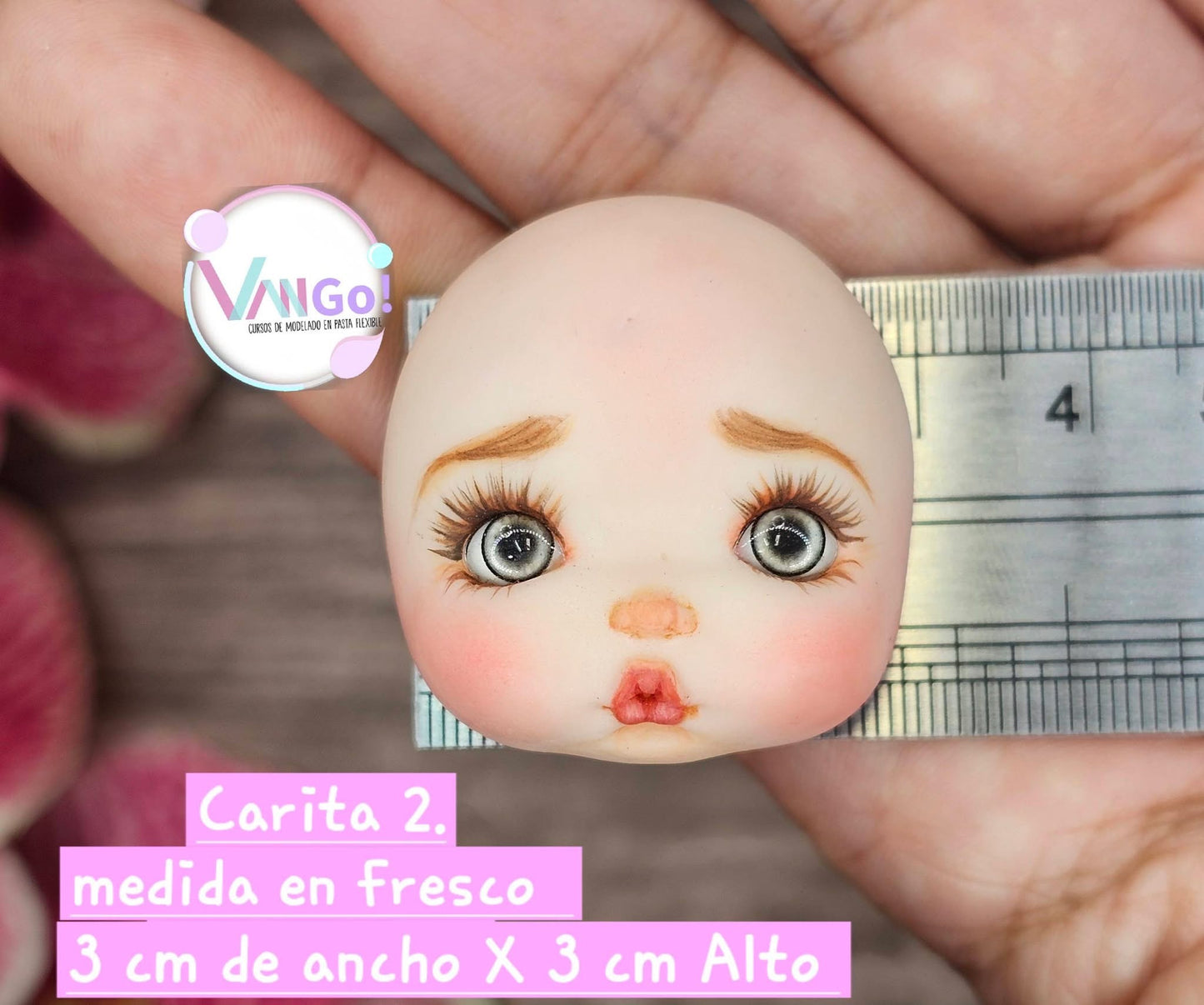 Cariño, Doll Silicone Mold, "Con Amor" Collection by Vango VG-Carino