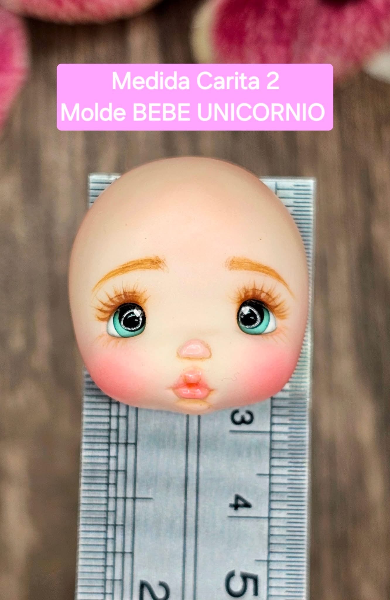 Baby Unicorn, Doll Silicone Mold, "Con Amor" Collection by Vango VG-BU