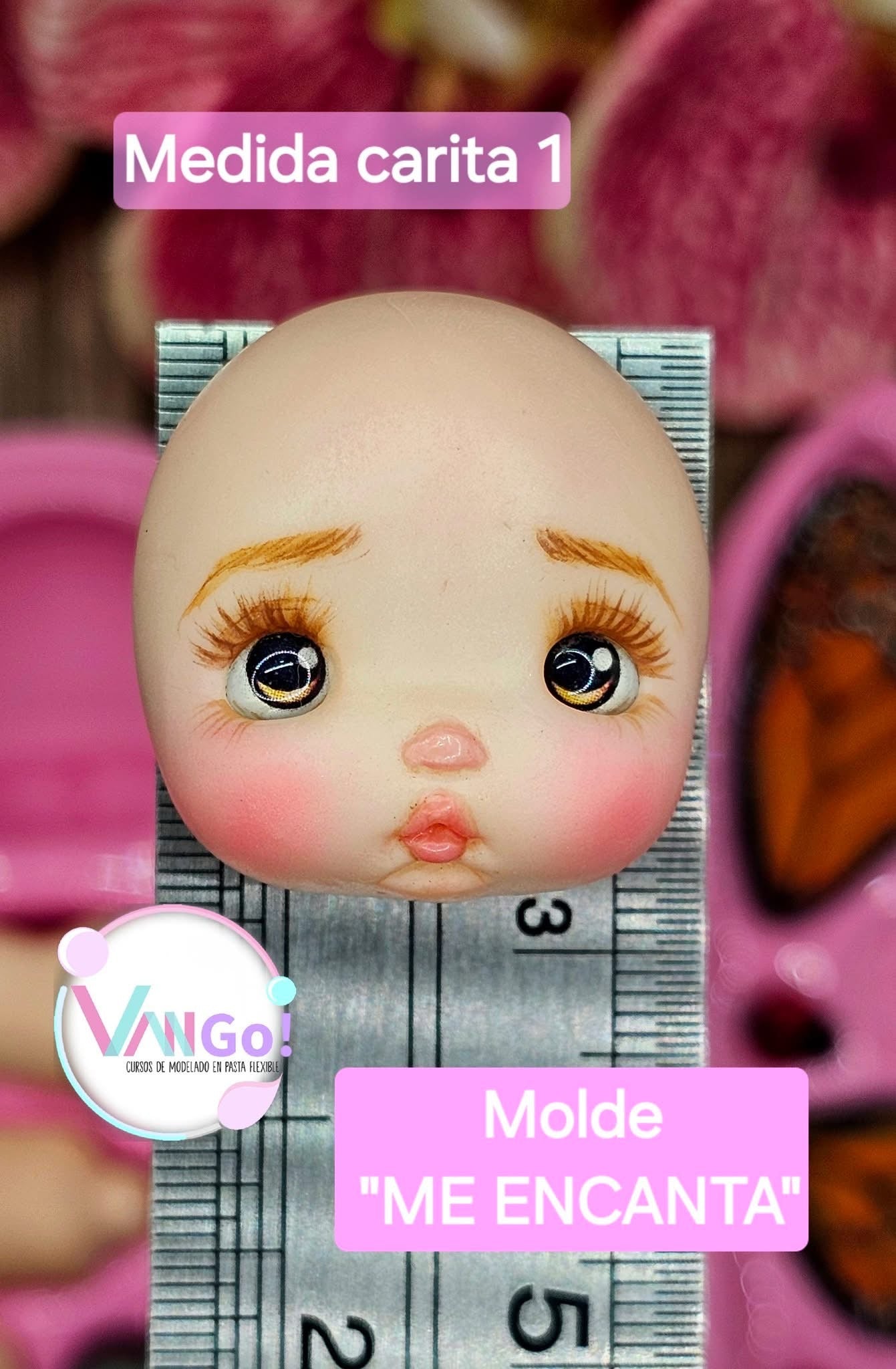 Me Encanta, Doll Silicone Mold, "Con Amor" Collection by Vango VG-Encanta