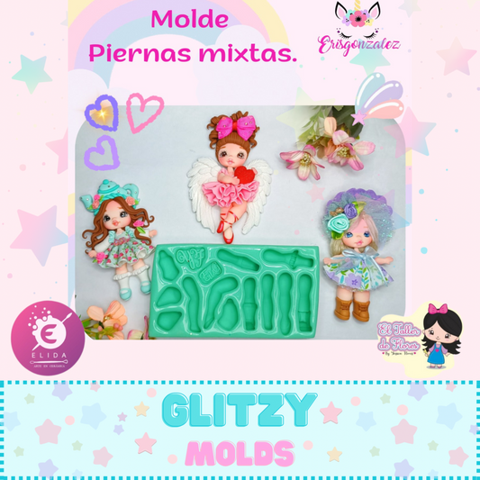 Mixed Legs and Torsos, Silicone Mold, Eris Gonzalez Collection