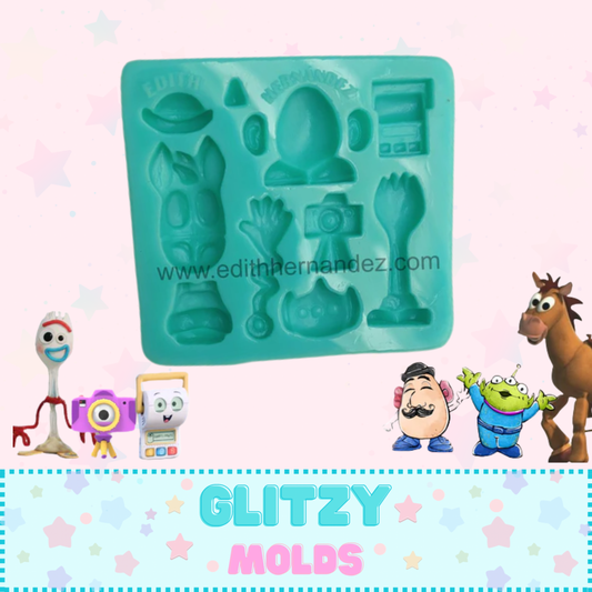 Mini Toy Movie Complements, Silicone Mold, Edith Hernandez EH-Toy1