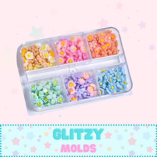 3D Mini Resin Flowers Box