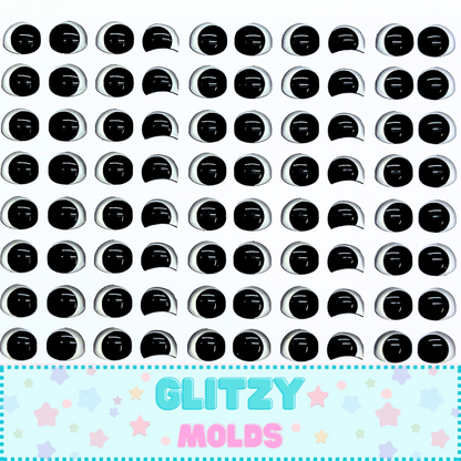 Ojitos 3D Resinados autoadherible, 6mm, Arte de Marci ADM-153-6