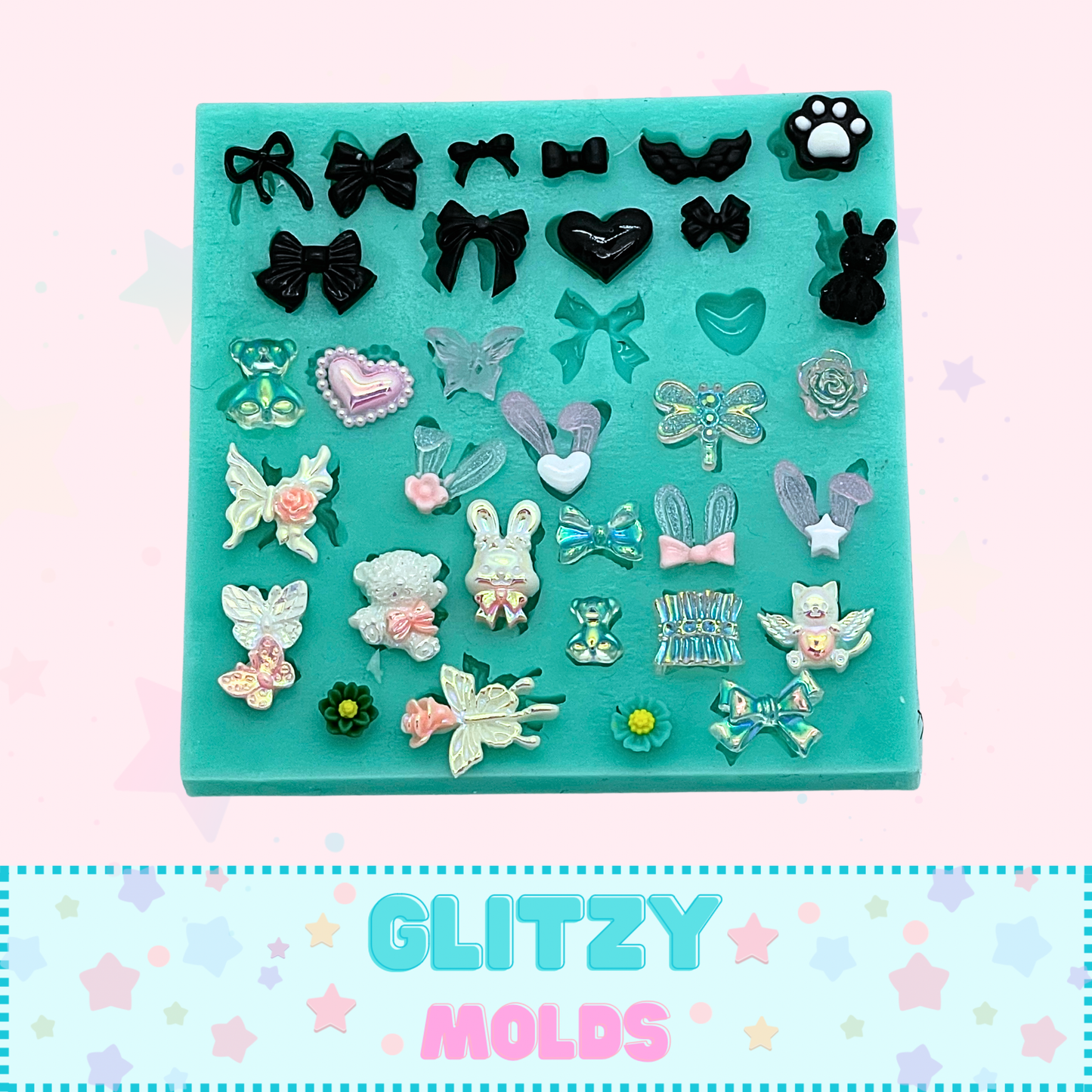 Micro Complementos, Molde de Silicon, Yuyas's X Glitzy YBM-Micro-19B