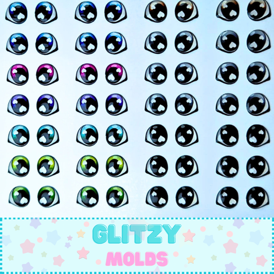 Ojos 3D Resinados, M 6.6mm, Eris Gonzalez 127