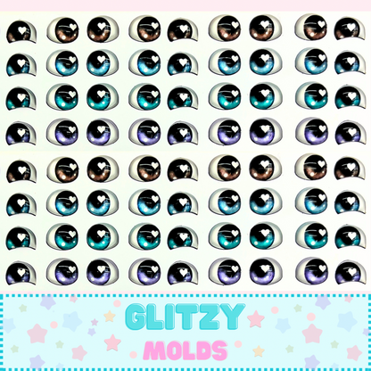 Ojitos 3D Resinados autoadherible, 6mm, Arte de Marci ADM-154-6