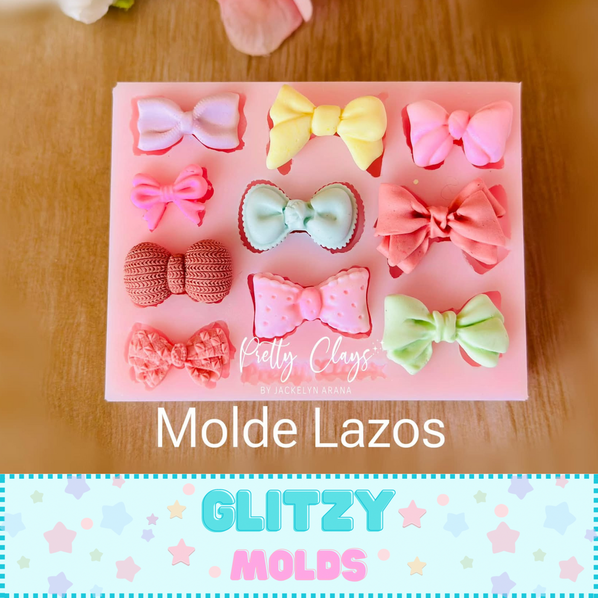 Fun Mold Mini Bows Silicone Mold, Mold by Pretty Clays Molds – Glitzy Molds