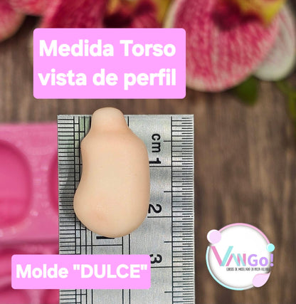 Dulce, Doll Silicone Mold, "Con Amor" Collection by Vango VG-Dulce