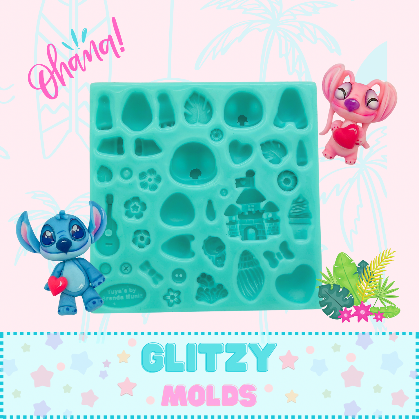 Mini Stitch Silicone Mold, Multifunctional Mold, Yuya's by Brenda Muñiz YBM-Mini 110