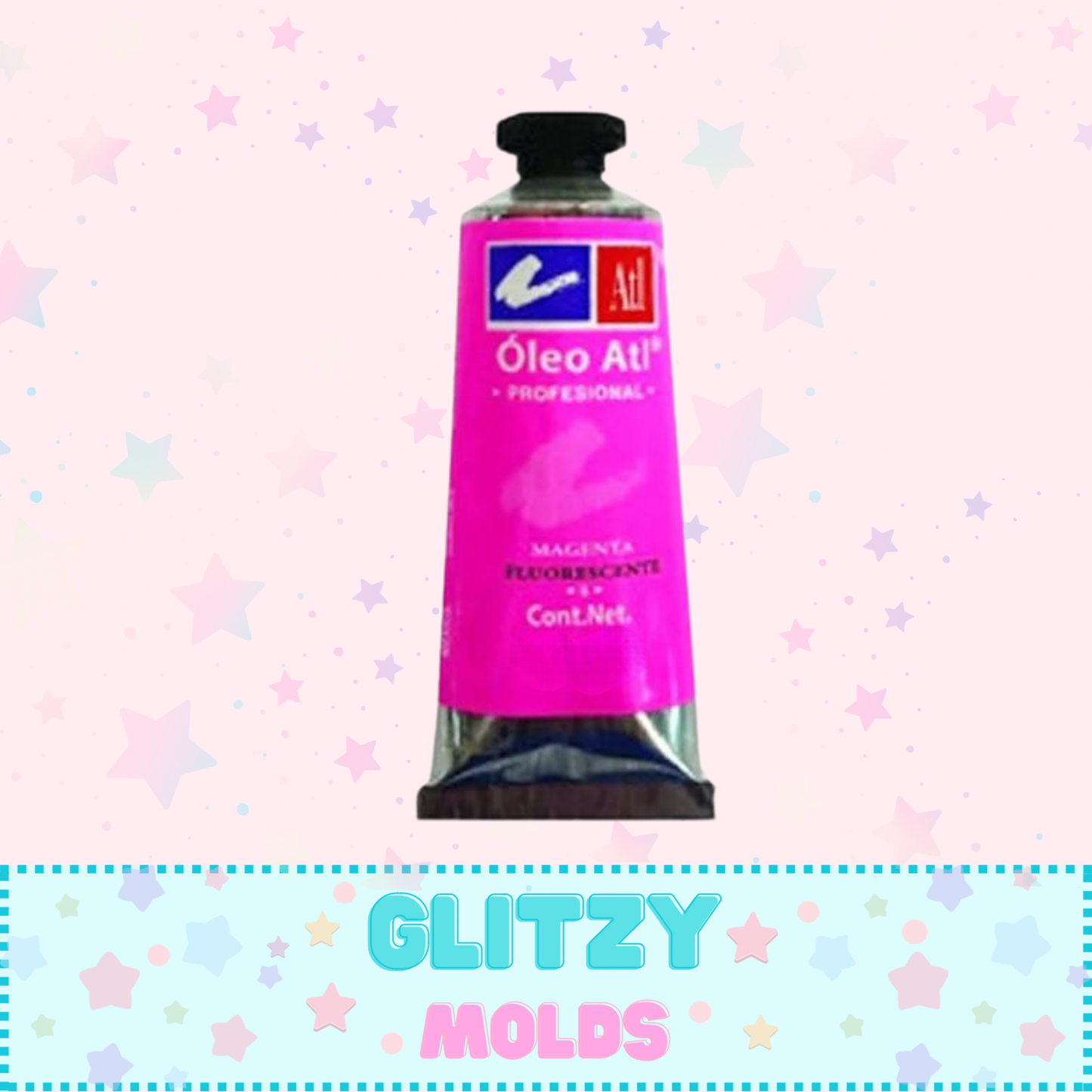 ATL Oil Paints, 16 ml, Fluorescent Colors, Clay Pigments