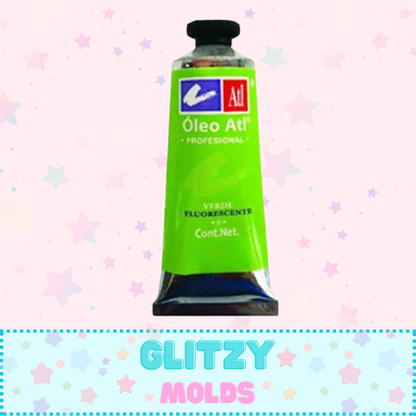 ATL Oil Paints, 16 ml, Fluorescent Colors, Clay Pigments