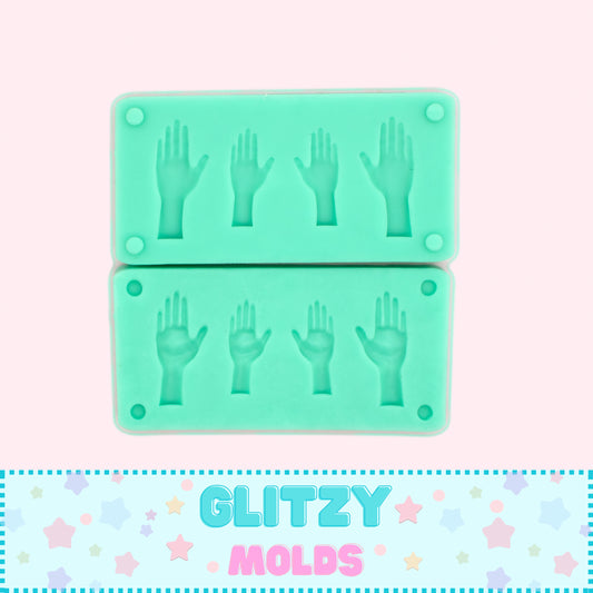Molde de silicon para manos, Molde de Manitas GM-56a