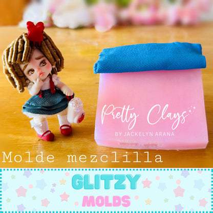 Juego de moldes de textura de Pretty Clays Molds