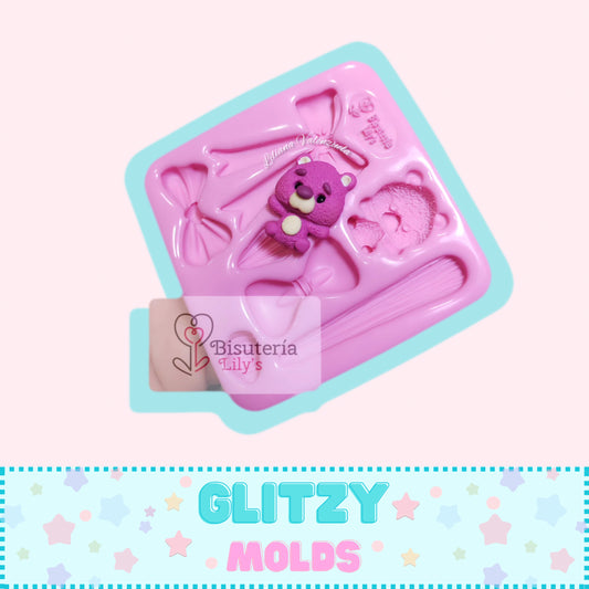 Moñosito Mold, Silicone Mold, Molde Moñosito de Bisutería Lily's BL-26-2